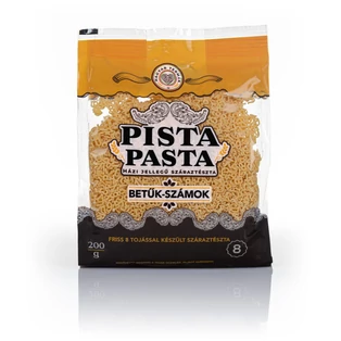 Pista Pasta Betű tészta 8 tojásos 200g Ani-Pall 