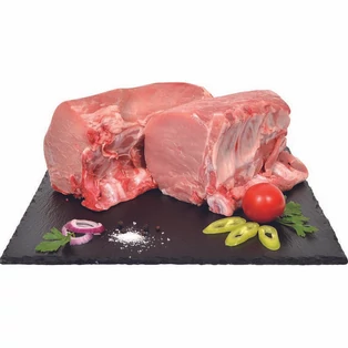 Friss sertés karaj csontos/kg  kb.4000g gasztro