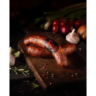 Marha kolbász csípős kb. 300g/pár Balaton Kolbász Manufaktúra