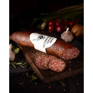 Szürkemarha fehér szalámi (paprikamentes) kb.600g Balaton Kolbász Manufaktúra