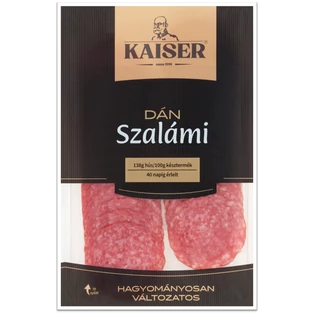 Kaiser Dán szalámi szvg. 75g (10db/#)