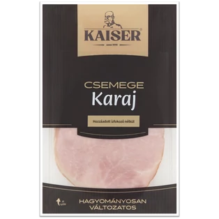 Kaiser Csemege füstölt karaj szvg. 100g (10db/#)