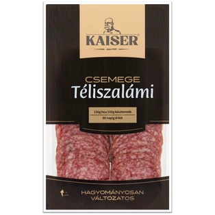 Kaiser Nemes Téliszalámi szel. vg. 75g (10db/#)