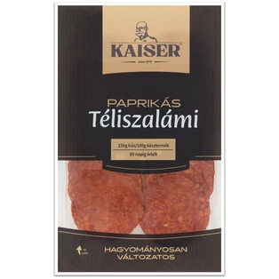 Kaiser Paprikás téliszalámi szel. vg. 75g (10db/#)