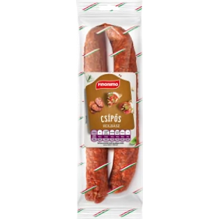 Finonimo csípős kolbász vg. 200g (50db/láda)