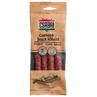 Csabai Snack kolbász csemege vg. 100g (60db/láda)