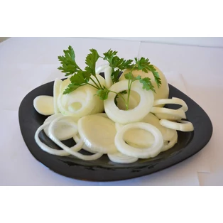 Tisztított vöröshagyma szeletelt 10kg/vcs gasztro 