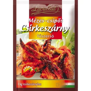 Lucullus Fűszerkeverék mézes-csípős csirkeszárny 48g 20db/#