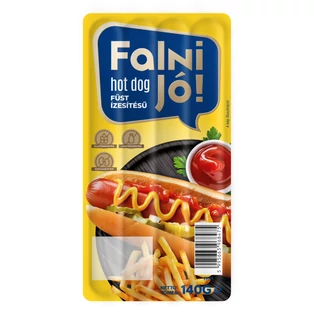 Falni jó! Hot dog füst ízesítésű 140g (20db/#) Sága