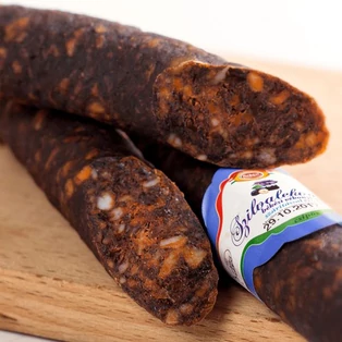 Békési szilvalekváros kolbász (házi szilvalekvárral) kb.300g/pár