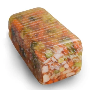 Csirkemell darabok zöldségekkel aszpikban kb.2000g Berekhús