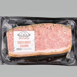 Erdélyi rakott borsos szalonna vf. Kb.300g Bogád