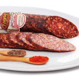 Förgeteg vastagkolbász csípős kb.650g Ízgyűjtő (2,5kg/#)