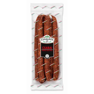 Csabai Paraszt kolbász vg. kb.1000g (15db/láda)
