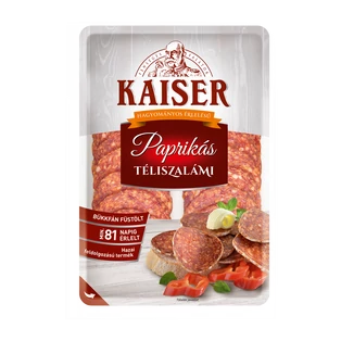 Kaiser Paprikás téliszalámi szel. vg. 75g (10db/#)