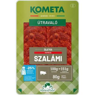 Útravaló Paprikás Ízletes szalámi 65g szvg. Kométa