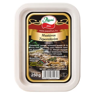 Tepertőkrém paprikás 250g Pápa