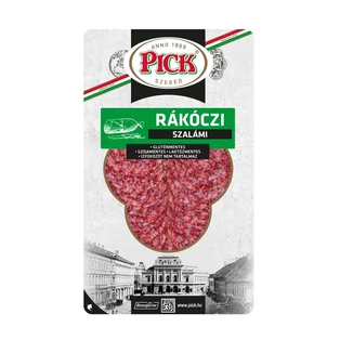 Rákóczi szalámi szeletelt vg.80g (10db/#) Pick