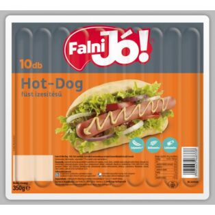 Falni jó! Hot dog füst ízesítésű 350g (16db/#) Sága