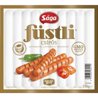 Füstli csípős, Jalapeno paprikával 350g (10db/#) Sága