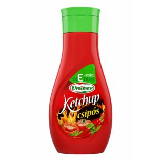 Ketchup Csípős E-mentes  470g (9db/#) Univer