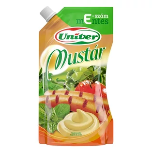 Mustár talpas tasak E-mentes 340g (10db/#) Univer