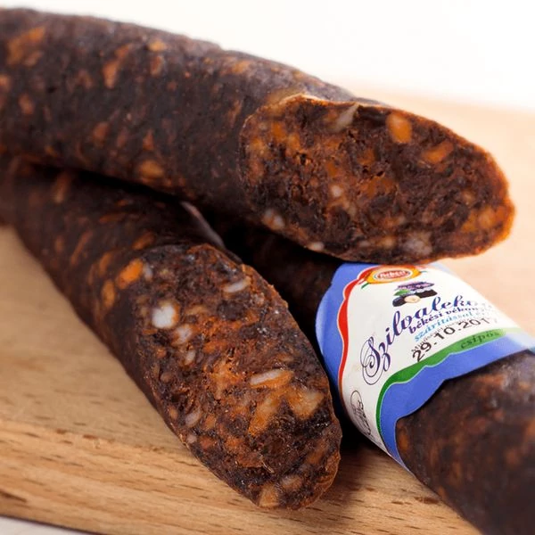 Békési szilvalekváros kolbász (házi szilvalekvárral) kb.300g/pár