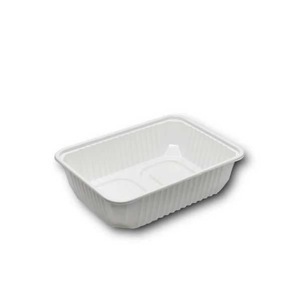 7711 Doboz Fehér 750 ml PP, négyszögletes 50db/cs