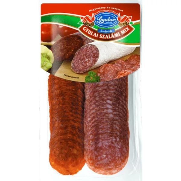 Gyulai szalámi mix szel. 100g (12db/#) Gyula