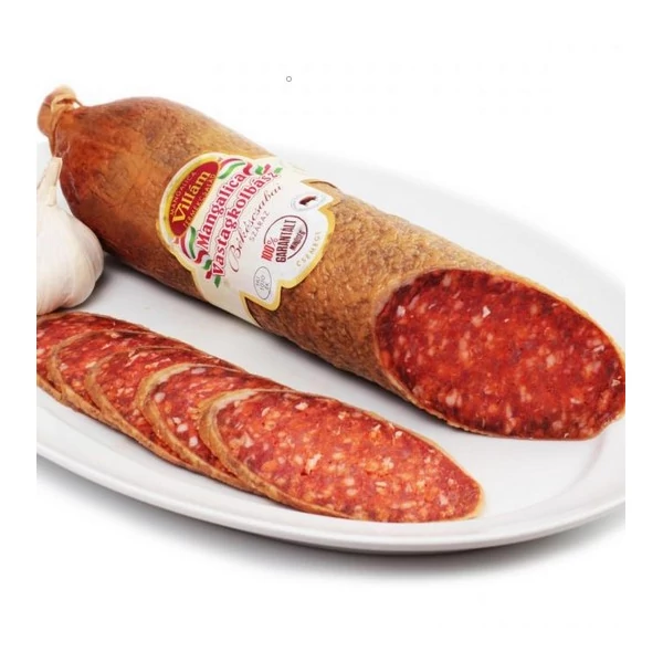 Villám mangalica vastagkolbász csemege kb.650g Ízgyűjtő (2,5kg/#)