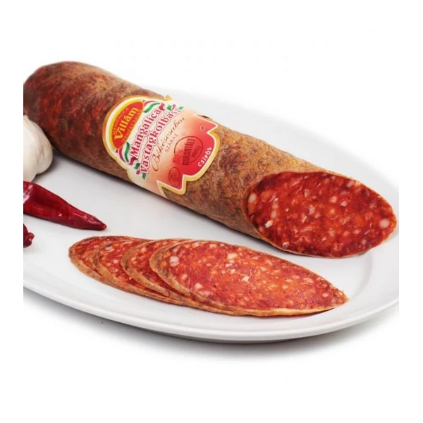 Villám mangalica vastagkolbász csípős kb.650g Ízgyűjtő (2,5kg/#)