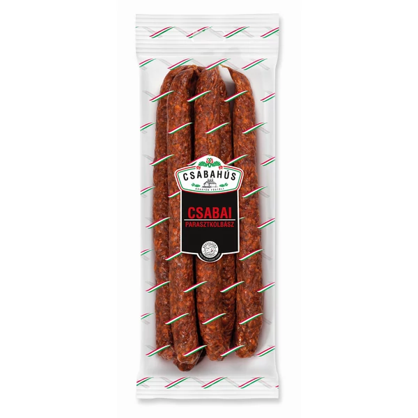 Csabai Paraszt kolbász vg. kb.1000g (15db/láda)