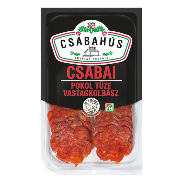 Csabai Pokol Tüze vastagkolbász szvg. 75g (10db/#)